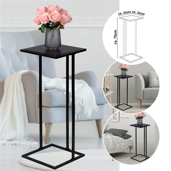 Arti Casa - Side table, helper (Black)