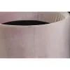 подставка для ног DKD Home Decor Чёрный Розовый Металл Велюр 42 x 42 x 42 cm