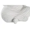 Koristehahmo DKD Home Decor 25,5 x 19 x 39 cm Valkoinen Munkki Itämainen (2 osaa)