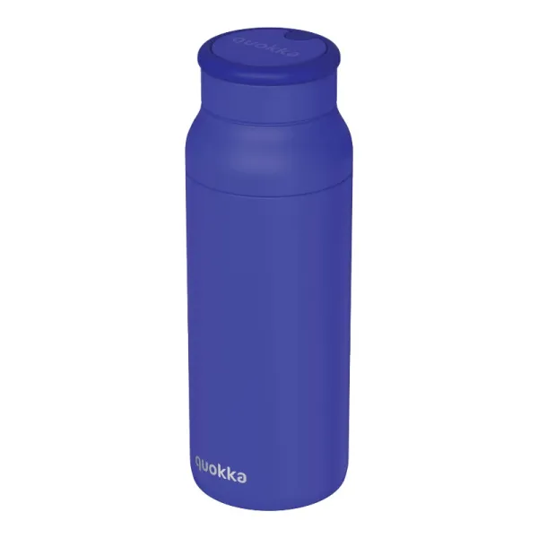 Quokka Echo - 690ml Stainless Steel Bottle with Silicone Handle (Dusk Blue)