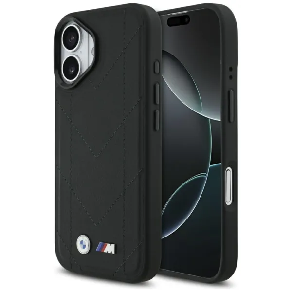 BMW M Quilted Logo MagSafe - iPhone 17 Case (Black)