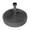 Base for beach umbrella IPAE Progarden 20 L Black polypropylene (58 X 15 cm)