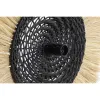 Sieninė lempa DKD Home Decor Natūralus Juoda 220 V 25 W Džiutas (42 x 9 x 42 cm)