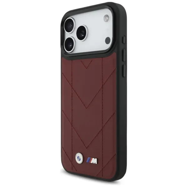 BMW M Quilted Logo MagSafe - iPhone 17 Pro Max Case (Red)