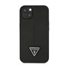 Guess Saffiano Triangle Logo Case - Case for iPhone 14 Plus (Black)