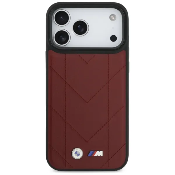 BMW M Quilted Logo MagSafe - iPhone 17 Pro Max Case (Red)