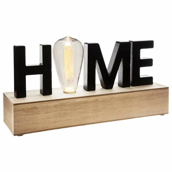 Декоративная фигура Atmosphera 'Home' LED Свет (34 x 16 x 8 cm)