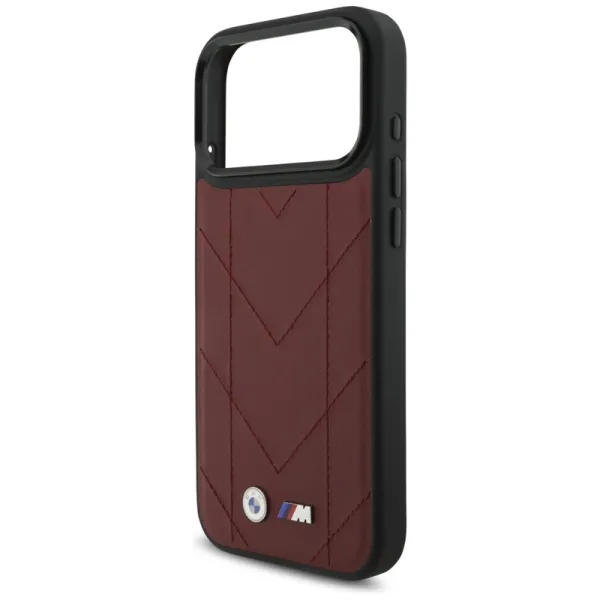 BMW M Quilted Logo MagSafe - iPhone 17 Pro Max Case (Red)