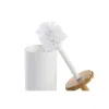 Vessaharja DKD Home Decor 9 x 9 x 35,5 cm Luonnollinen Valkoinen polypropeeni