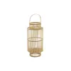 Žvakidė DKD Home Decor Stiklas Bambukas (26 x 26 x 69 cm)