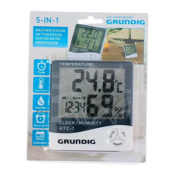 Multifunkcionāla Meteoroloģiskā Stacija Grundig HTC-1