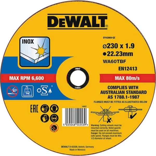 Griešanas disks Dewalt dt43909-qz