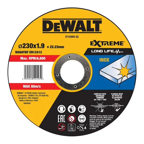 Режущий диск Dewalt dt43909-qz
