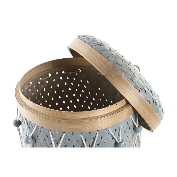 Набор корзин DKD Home Decor Разноцветный Бамбук 4 кг (3 Предметы) (3 штук)