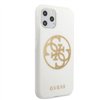 Guess Circle Glitter 4G - Case for iPhone 11 Pro Max (biały)