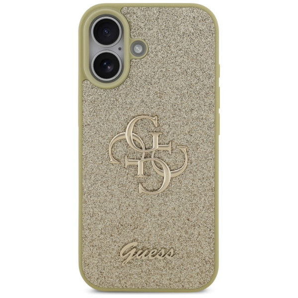 Guess Fixed Glitter Big 4G - Case iPhone 17 (gold)