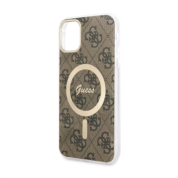 Guess 4G MagSafe - Case for iPhone 11 (Brown)