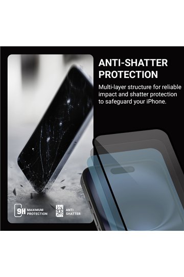 Guess Glitter Gradient Script - Case for iPhone 12 mini (Black)