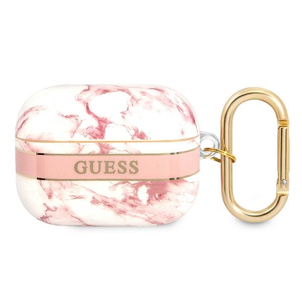 Guess Marble Strap – Case for Airpods Pro (Pink)