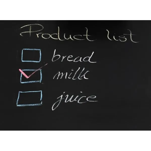 Self-adhesive chalk board