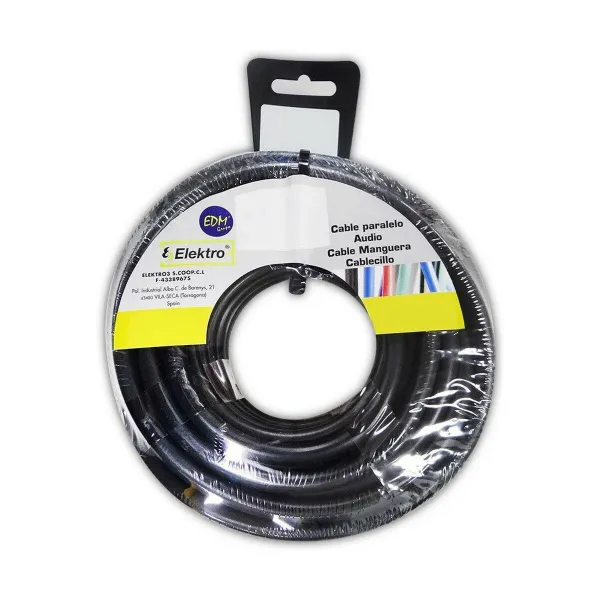 Kaabel EDM 28311 Must 2 x 1,5 mm 10 m