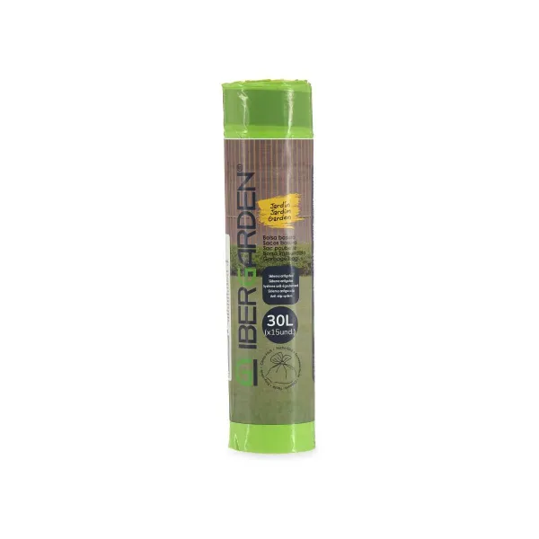 Atkritumu Maisi Ibergarden Zaļš Polietilēns 30 L 24 gb.