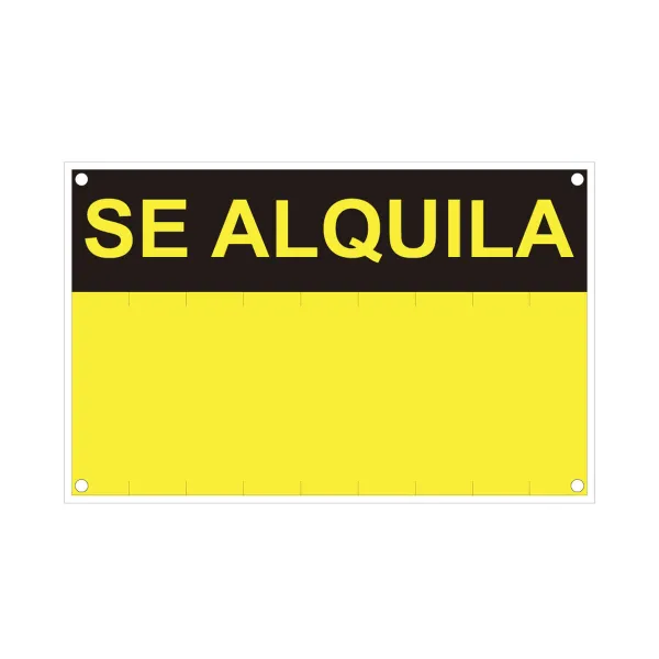Знак Normaluz Se alquila PVC 45 x 70 cm