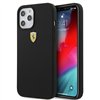 Ferrari On Track Silicone - Case for iPhone 12 Pro Max (Black)