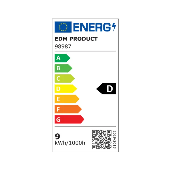 LED-lamppu EDM 98987 D 9 W 87 W R7s 1100 Lm Ø 1,5 x 11,8 cm Lineaarinen (6400 K)