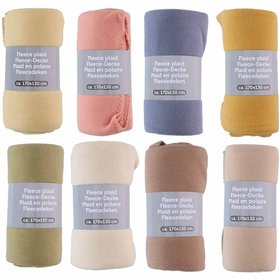 Fleece blanket 170x130 (Orange)