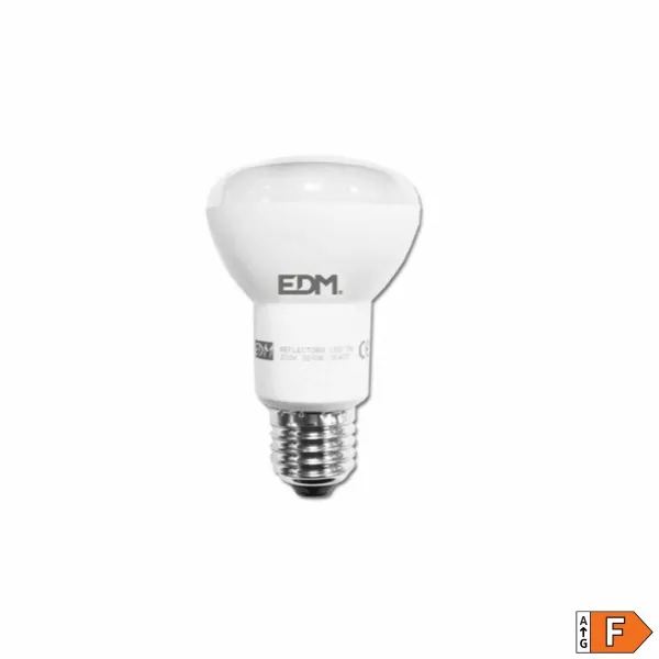 Светодиодная лампочка EDM 35477 F 7 W 48 W 37 W E27 600 lm 470 lm Ø 6,3 x 10 cm отражающий (3200 K)