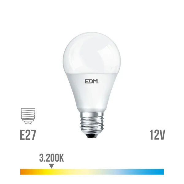 LED-lamp EDM 98850 Standard 60 W 73 W 10 W E27 810 Lm 1020 Lm Ø 5,9 x 11 cm (3200 K)