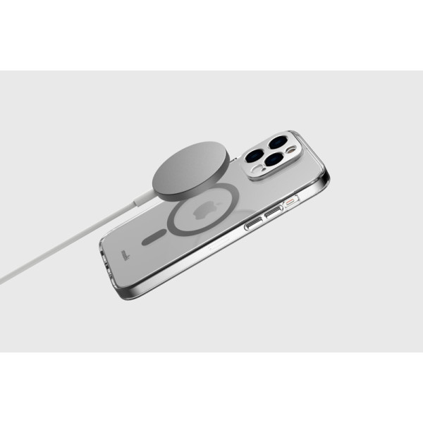 Moshi iGlaze MagSafe - Case for iPhone 14 Max (Silver)