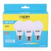 3 LED-polttimon setti EDM 98207 F 60 W 10 W 68 W E27 810 Lm 932 Lm Ø 6 x 10,8 cm (6400 K)