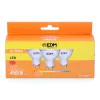 Pack of 3 LED bulbs EDM 98208 F 5 W 45 W GU10 450 lm Ø 5 x 5,5 cm (3200 K)