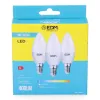 3 LED-polttimon setti EDM 98205 G 35 W 5 W 50 W E14 400 lm Ø 3,6 x 10 cm (6400 K)