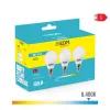 Pack of 3 LED bulbs EDM 98202 G 35 W 5 W 50 W E14 400 lm Ø 4,5 x 8 cm (6400 K)