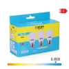 3 LED-polttimon setti EDM 98203 G 35 W 5 W 50 W E27 400 lm Ø 4,5 x 8 cm (6400 K)