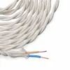 Cable EDM 11879 White 2 x 0,75 mm 5 m Cotton