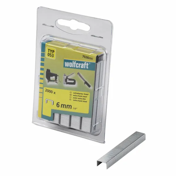 Klambrid Wolfcraft 7026000 Nº 053 2000 Ühikut
