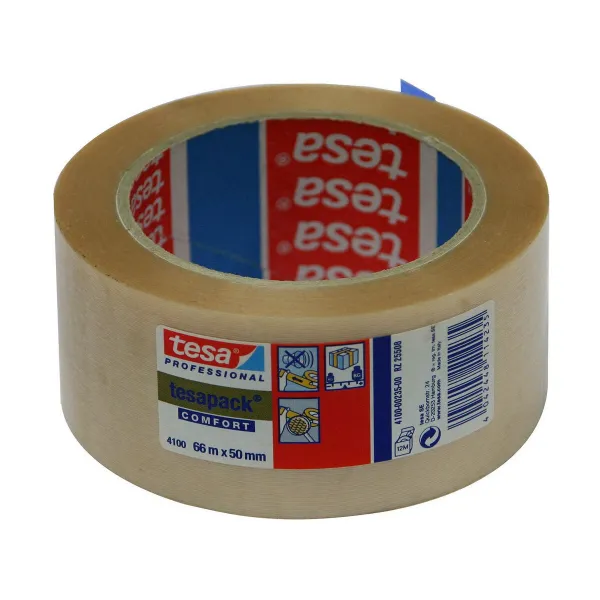 Liimanauha TESA 50 mm x 66 m Läpinäkyvä PVC