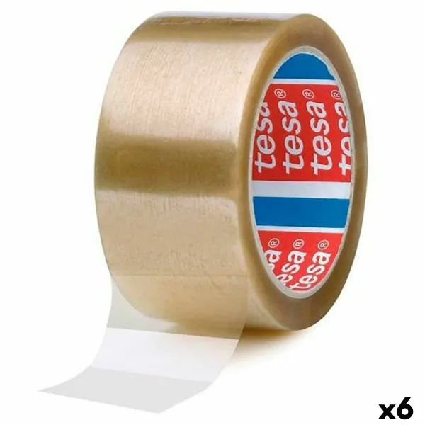 Клейкая лента TESA 132 m Прозрачный Разноцветный (6 штук)
