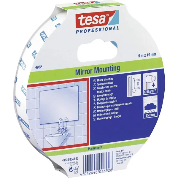 Клейкая лента TESA Двухстороннее 19 mm x 5 m