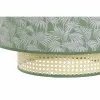 griestu gaismas DKD Home Decor Dabisks Melns Poliesters Balts Zaļš 40 W 50 W (46 x 46 x 25 cm)