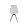 Söögitool DKD Home Decor Polüester Helehall Dąb (48 x 44 x 84 cm)