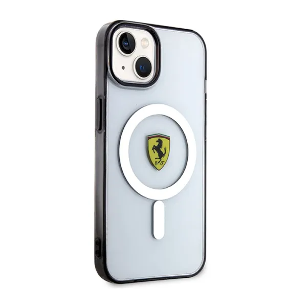 Ferrari Outline Magsafe - Case for iPhone 14 Plus (Transparent)