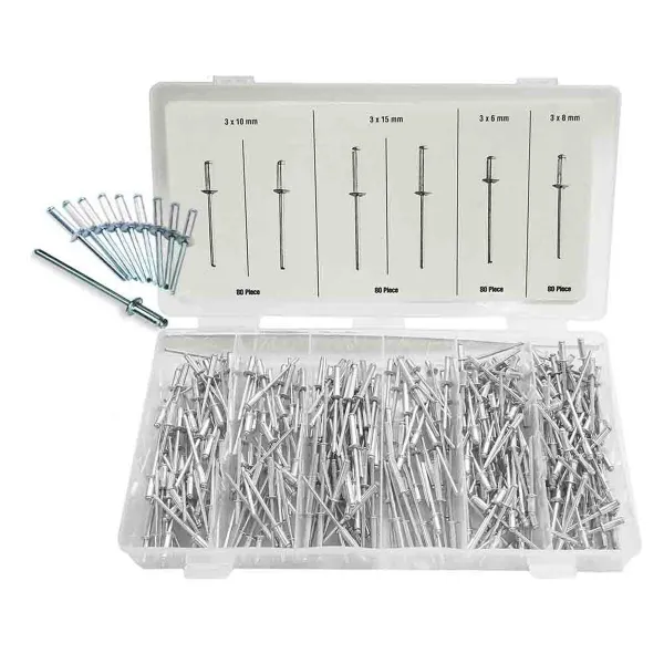 Niitit Bensontools metalli Teräs Niitit 320 Kappaletta