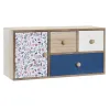 Dėžutė DKD Home Decor 30 x 12,5 x 15 cm Spalvotas Medžio MDF