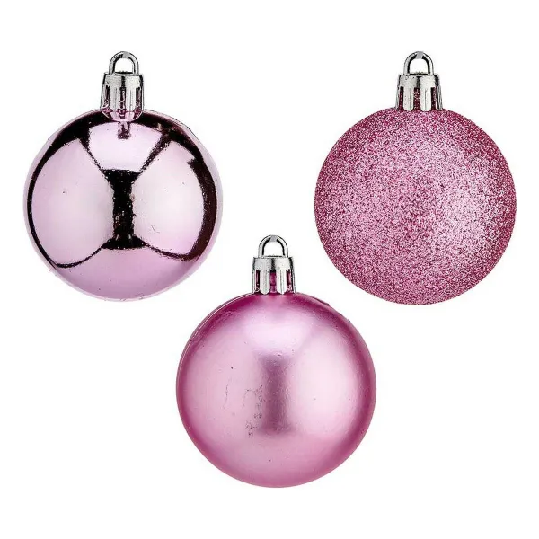 Joulupallo Krist+ Pinkki Muovinen Ø 5 cm
