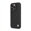 BMW Leather Quilted - Case for iPhone 14 Pro (black)